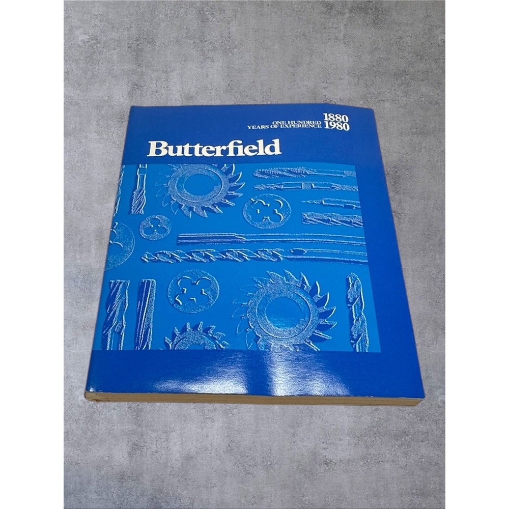 Vintage Butterfield Tool Catalog 1980 100th Anniversary Industrial Softcover